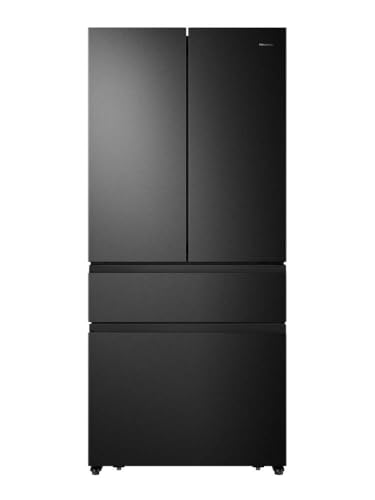 Hisense RF540N4SBI2 French Door Kühl-Gefrierkombination/ NoFrostPlus/ Inverter-Kompressor/ ConvertActive/ CrispZone/ 181,7 cm/ Kühlteil 302 l/ Gefrierteil 178 l/ 40 dB/ 310 kWh/ Jahr/ Inox-Look