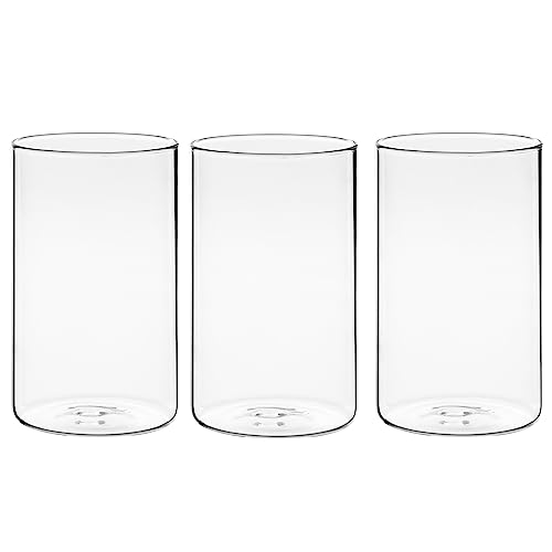 Kerzenglas: Winter Shore 15 cm Hohe Glasvasen für Tischdeko...