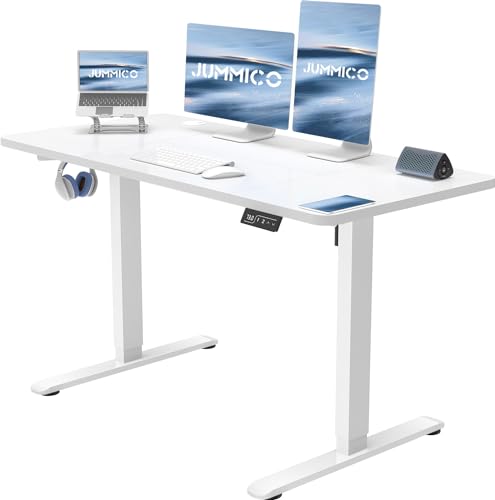 Höhenverstellbarer Schreibtisch: JUMMICO Höhenverstellbarer Schreibtisch 120x60...