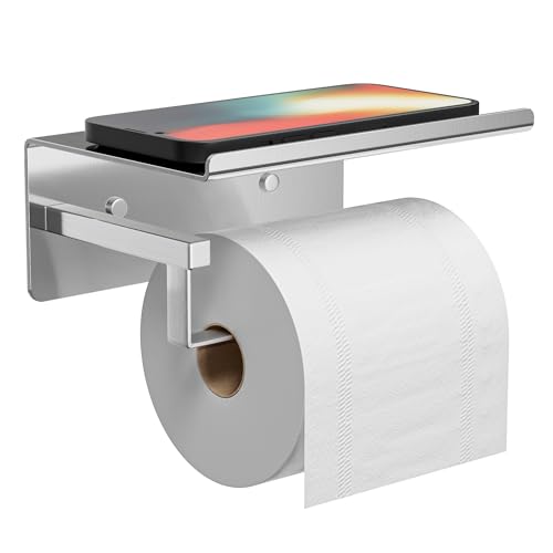 Toilettenpapierhalter: Toilettenpapierhalter Mit Ablage Klopapierhalter...