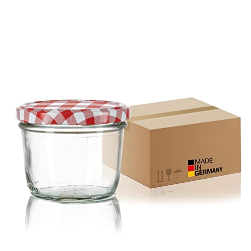 Beste Einmachglas Platz 15: BigDean 12x Marmeladengläser 230ml...