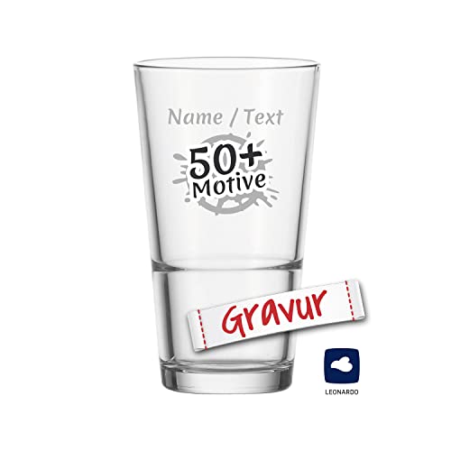: LEONARDO Event Trinkglas/Wasserglas mit Gravur...