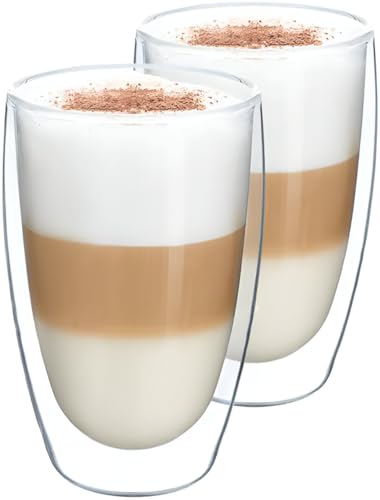 Beste Latte Macchiato Glas Platz 12: Hot&Cold Latte Macchiato Gläser...