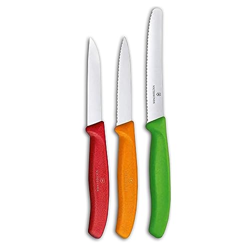 Küchenmesser Test: Victorinox 3-tlg Gemüsemesser-Set Swiss...