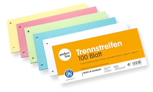 Beste Trennstreifen für Ordner Platz 9: perfect line 100 Trennstreifen für...