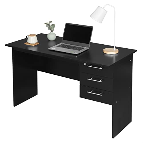 Schreibtisch schwarz: WOLTU® Schreibtisch TS59sz Computertisch...