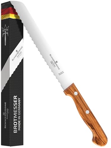 Brotmesser: Schwertkrone Solingen Brotmesser mit Wellenschliff...