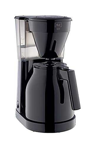 Beste Kaffeemaschinen: Melitta 6762891 1023-06 Easy Therm Filterkaffeemaschine 1050,1 l, Kunststoffschwarz