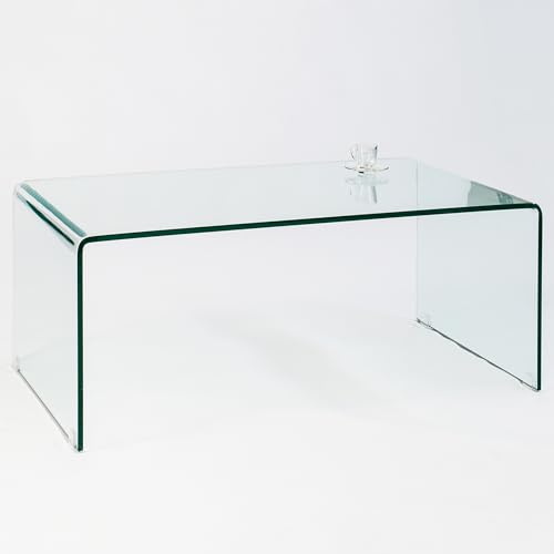 Glasschreibtisch: Invicta Interior Glas Couchtisch FANTOME 110 cm...
