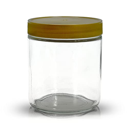 Beste Honiggläser: Apoidea – Honiggläser 500g mit Kunststoff-Deckel 12 Stück / Honiggläser 500g mit Deckel / Honigglas Neutralglas / Hochwertige Honig Gläser für Ihren eigenen Honig
