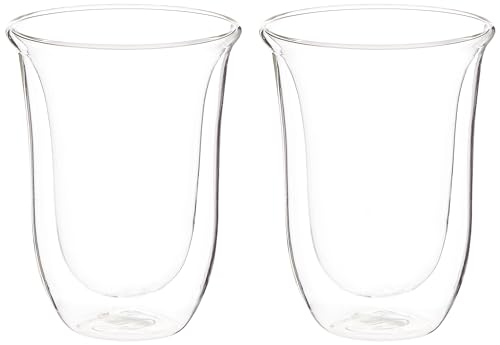 Doppelwandige Glas Tests & Sieger: De'Longhi Gläser Set DLSC312, 2...