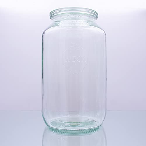 : WECK Zylinderglas 3L Einmachglas 3000ml verwendbar...