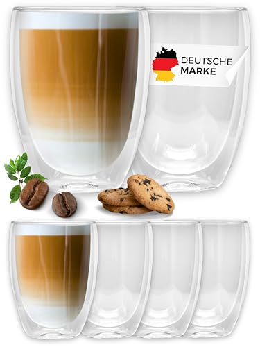 Beste Doppelwandige Glas Platz 3: LAPRESO® Latte Macchiato Gläser...