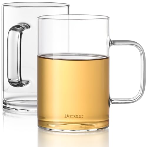 Beste Teeglas Platz 20: Dorsaer 480ml Teegläser 2er Set,...