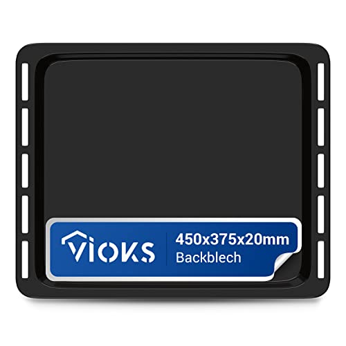 : VIOKS Backblech Emailliert 450 x 375 x 20 mm...