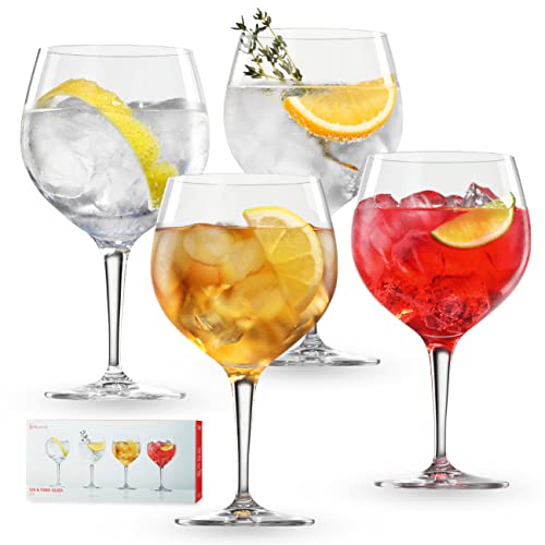 Gin-Glas: Spiegelau 4-teiliges Gin Tonic-Gläser-Set,...