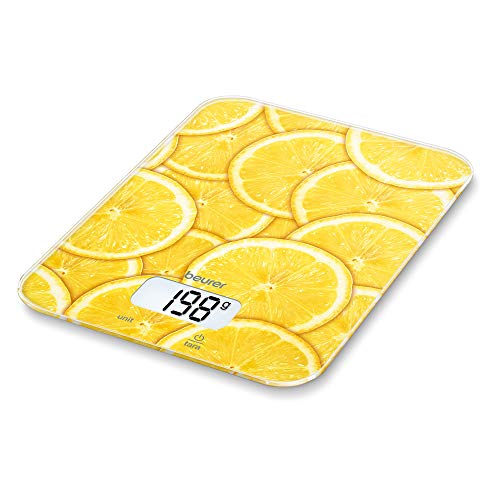 Küchenwaage: Beurer KS 19 Lemon digitale Küchenwaage...