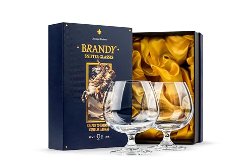 Cognacglas: GLASSIQUE CADEAU Große 620 ml Brandy, Cognac und...
