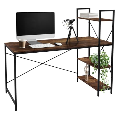 Beste Designer Schreibtisch Platz 7: ML-Design Schreibtisch Dunkelbraun...