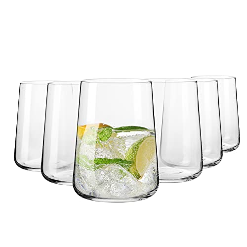 Gläserset: Krosno Gläser für Wasser, Getränke und Säfte |...