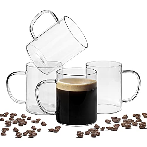 Beste Teeglas Platz 19: ComSaf Kaffeetasse 4er Set, Tasse...