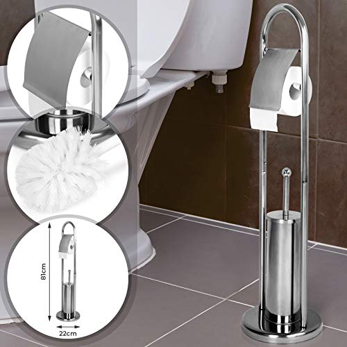 Beste WC Garnitur Platz 19: Aquamarin® Edelstahl...