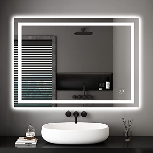 Badezimmerspiegel: Dripex Badezimmerspiegel Wandspiegel LED...