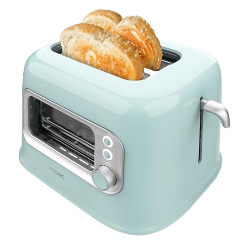 Beste Retro Toaster Platz 16: Cecotec RetroVision Blue Vertikaler...