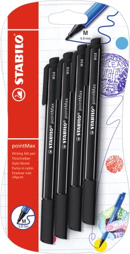 Beste Filzstift Platz 15: Filzschreiber - STABILO pointMax -...