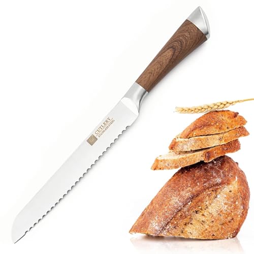 Beste Brotmesser Platz 11: Alethron Brotmesser Wellenschliff,...