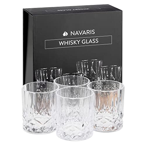 Beste Old Fashioned-Glas Platz 20: Navaris 4er Set Whiskey Gläser -...