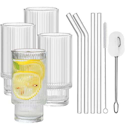 Cocktailglas: ALINK Cocktail Gläser 4er Set, Bier Glas, Can...