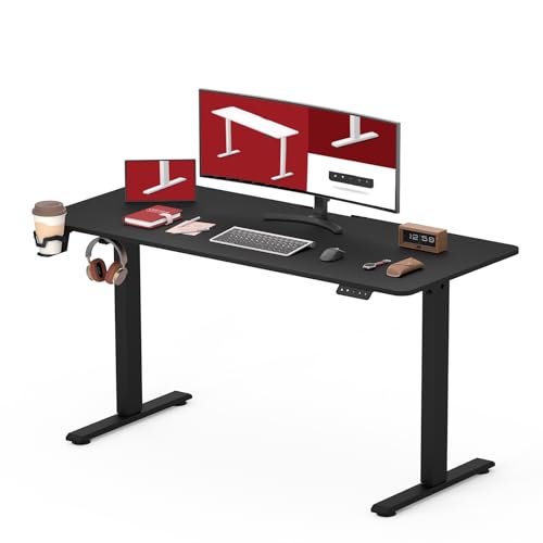 Höhenverstellbarer Schreibtisch: SANODESK Höhenverstellbarer Schreibtisch 110 x 60...