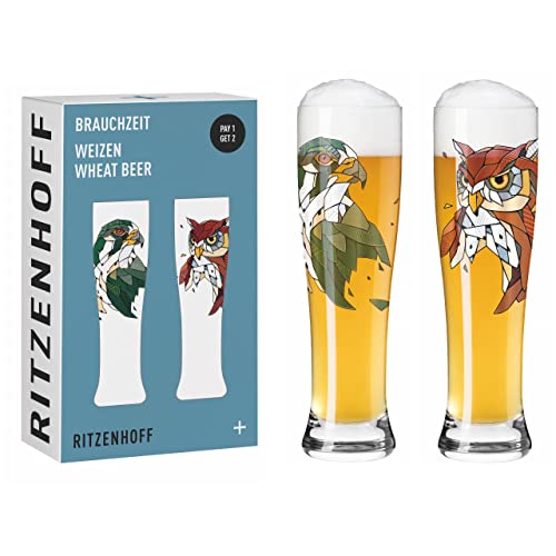 Weizenbierglas Test: RITZENHOFF 6201002 Weizenbierglas 646...