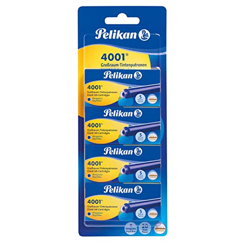 Beste Füllerpatrone Platz 5: Pelikan 330894 Tintenpatronen 4001...