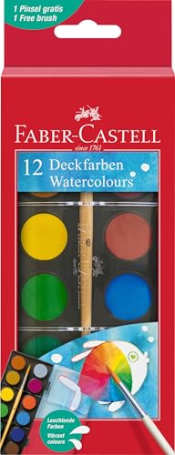 Beste Wasserfarbkasten Platz 9: FABER-CASTELL 125017 -...