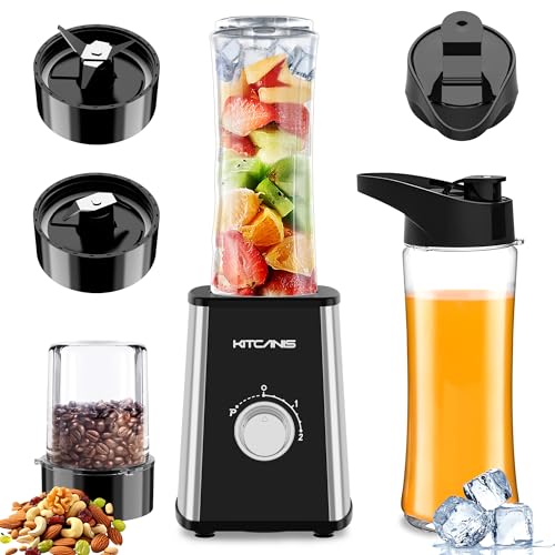 Beste Smoothie Maker Platz 20: KITCANIS 3-in-1 Mixer Smoothie...