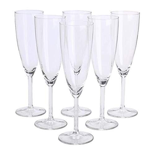 Sektglas: IKEA, Glas , Svalka Champagnerflöte, transparent,...