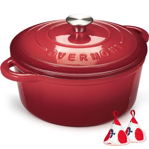 Beste Dutch Oven Platz 20: Overmont Schmortopf Gusseisen Topf...