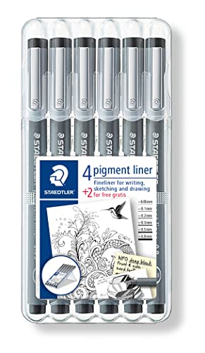 Beste Feinschreiber Platz 2: STAEDTLER Fineliner pigment liner,...