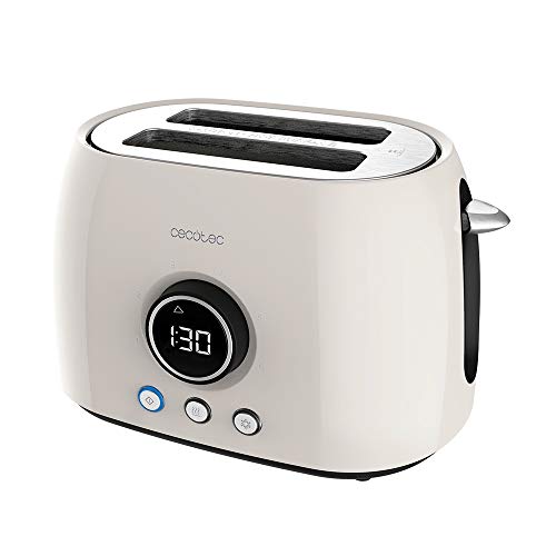 Toaster: Cecotec Tostadora digital ClassicToast 8000 Biege...