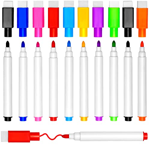 Beste Whiteboard-Marker Platz 10: DIYDEC 10 Stück Whiteboard Stifte,...