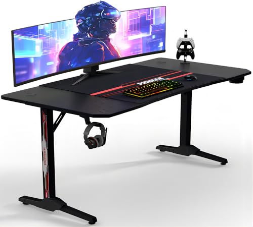 JUMMICO Groß Gaming Tisch 160cm, Gaming...