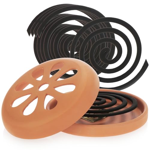 Beste Räuchertopf Platz 5: com-four® 6X Anti-Mücken-Spirale...