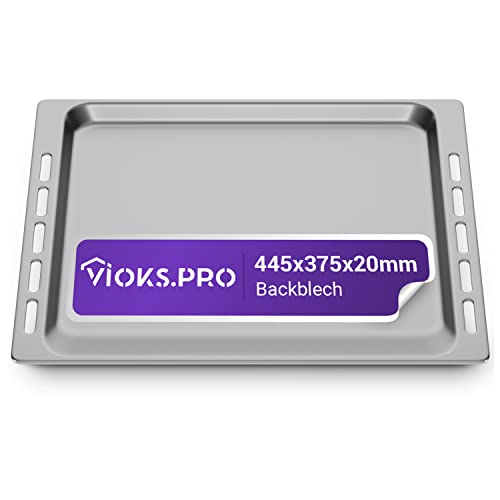 : Vioks.pro Backblech 445 x 375 x 20 mm Ersatz für...