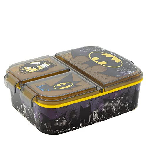 Stor Batman | Kinder 3-Fach-Sandwich-Box -...