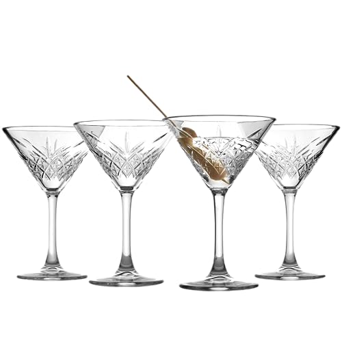 Beste Martini-Glas Platz 2: Pasabahce Timeless Set mit 4...