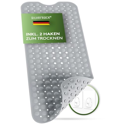 Beste Badewannenmatte Platz 4: SilverRack Badewannenmatte 100x40...