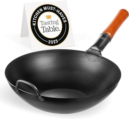 Beste Wok Platz 9: YOSUKATA Karbonstahl Woks &...