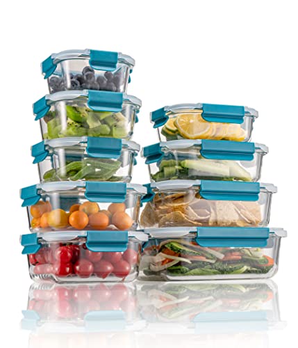 Glas-Frischhaltedosen Set Meal Prep Boxen für...